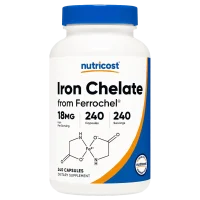 Iron Chelate (Ferrochel®, 18 MG), 240 caps
