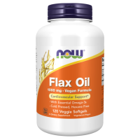 Flax Oil (1000mg) Vegan Formula, 120 sgels
