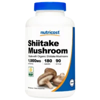 Shiitake Mushroom (Organic, 1000 mg), 180 caps